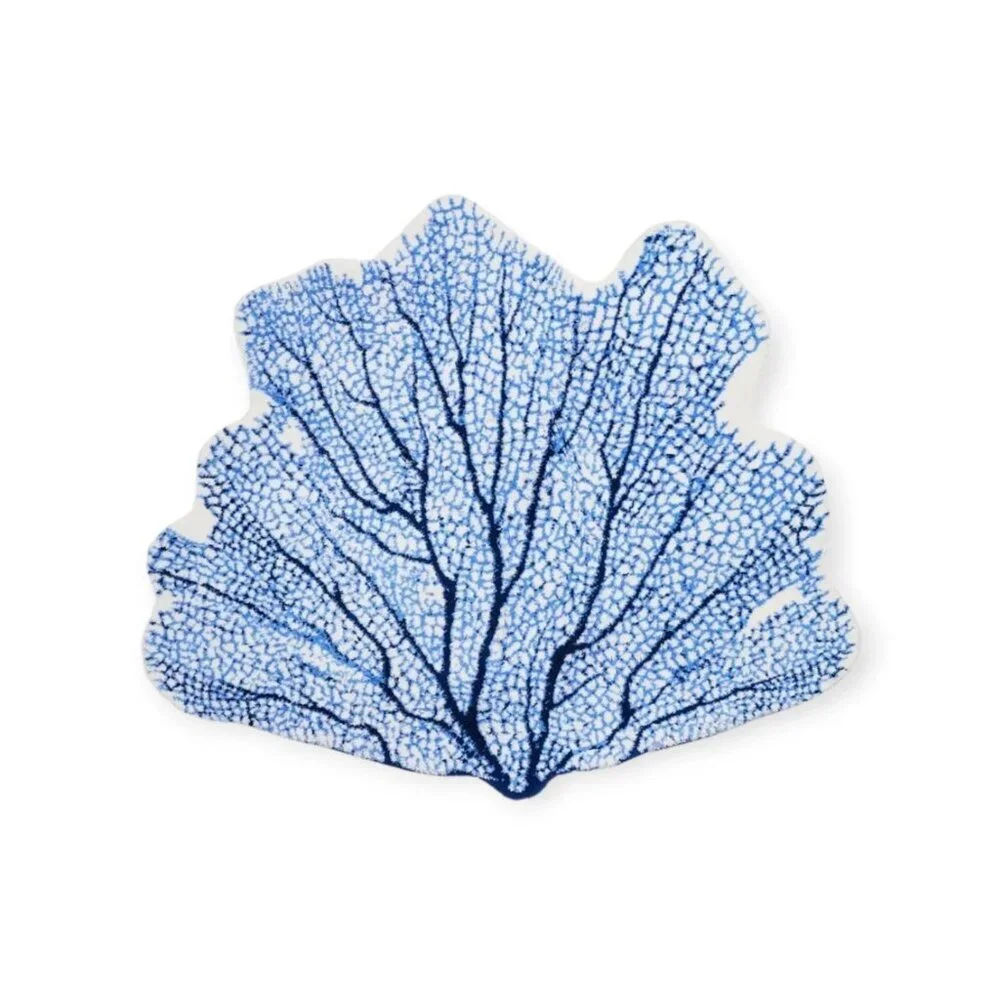 ABYSS & HABIDECOR Blue White Coral Bath Rug 33